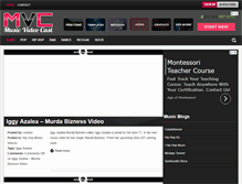 Tablet Screenshot of musicvideocast.com